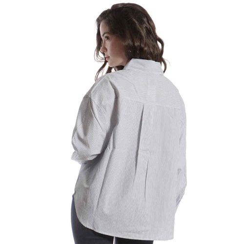 Blusa camisera Balam azul para dama bb0218