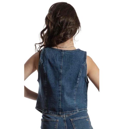 Chaleco Balam azul para dama bl7062
