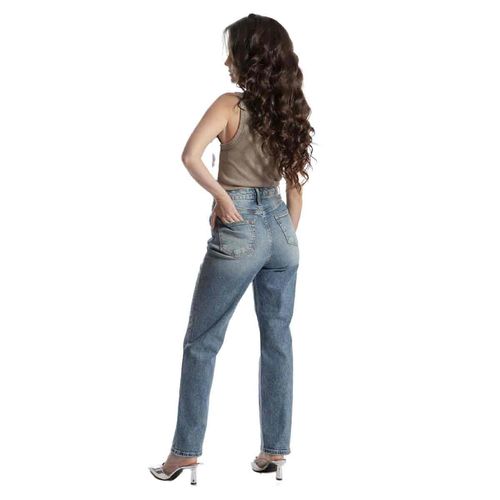 Pantalón de mezclilla Balam azul para dama bl7017