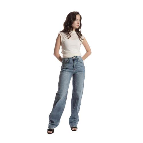 Pantalón de mezclilla Balam azul para dama bl7092