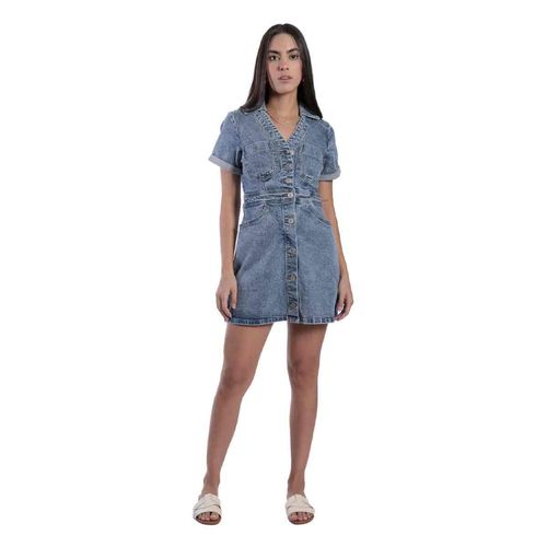 Vestido Balam azul para dama bl7056