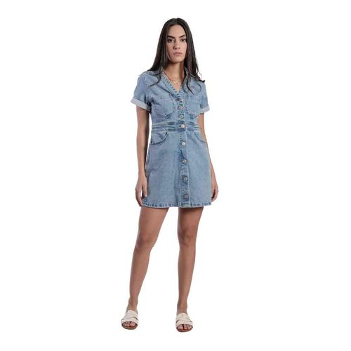Vestido Balam azul para dama bl7057