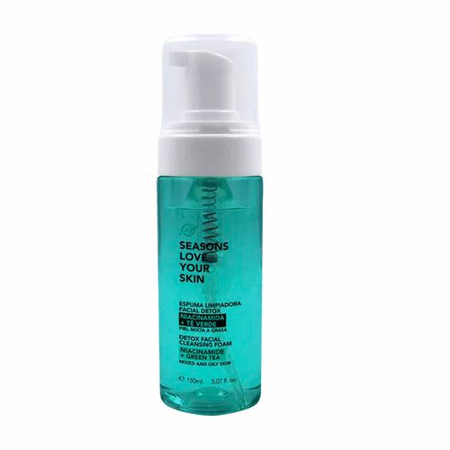Limpiador facial Seasons niacinamida + té verde FAC4120