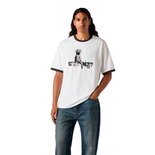 Playera Levis blanco para caballero 001xk-0002