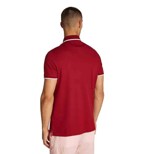 Playera tipo polo Tommy Hilfiger rojo para caballero mw0mw37514-xit