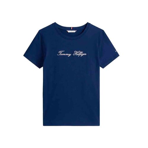 Playera Tommy Hilfiger azul para dama ww0ww47210