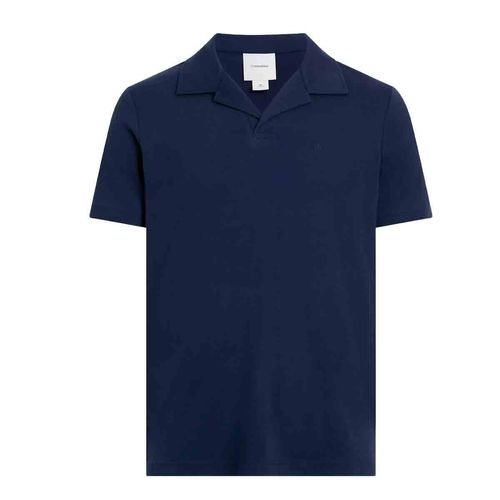 Playera tipo polo Calvin Klein azul para caballero K10K114133-CEF