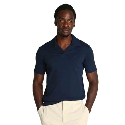 Playera tipo polo Calvin Klein azul para caballero K10K114133-CEF