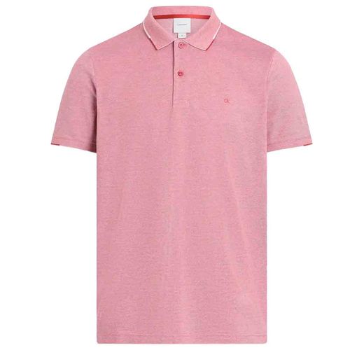 Playera tipo polo Calvin Klein rojo para caballero K10K114475-XAH