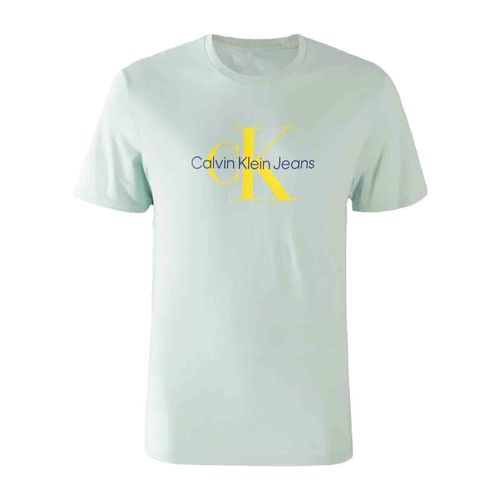 Playera Calvin Klein verde para caballero 40EM286-331