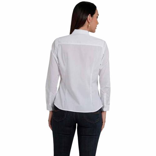 Blusa camisera Lee blanco para dama 112354718