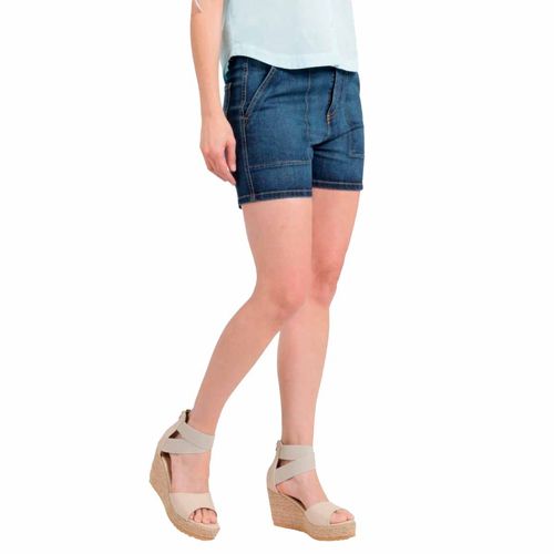 Short de mezclilla Lee azul para dama 112368352
