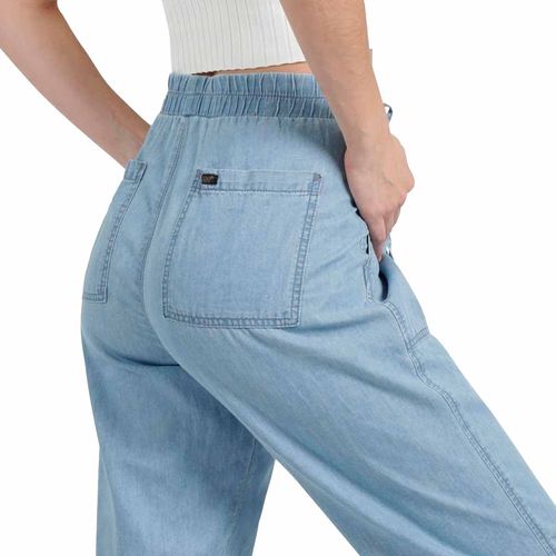Pantalón de mezclilla Lee azul para dama 112365011