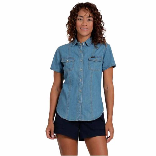 Blusa Lee azul para dama 112368925