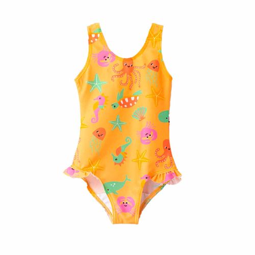 Traje de baño Choys naranja para niña 8309