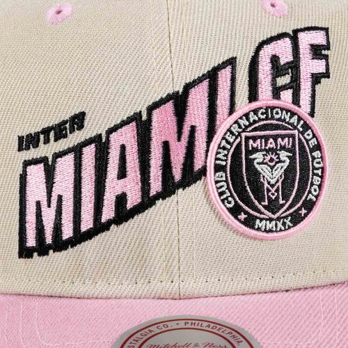 Gorra Mitchell & Ness blanco nbamiamicf
