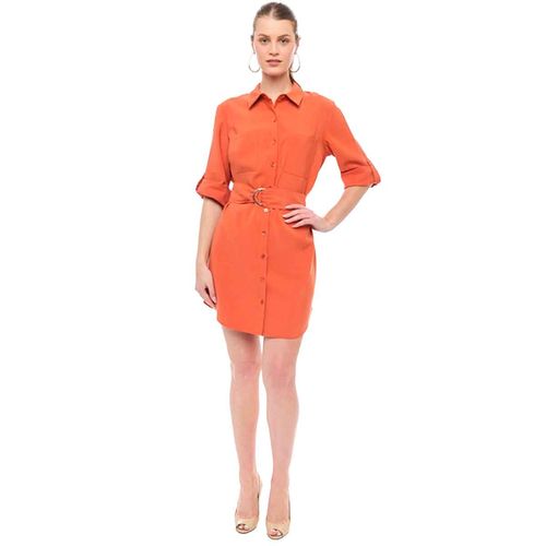 Vestido Alexis naranja para dama 90250303