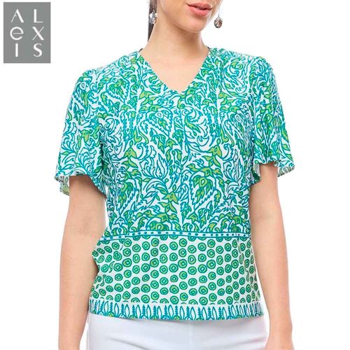 Blusa Alexis verde para dama 58250509