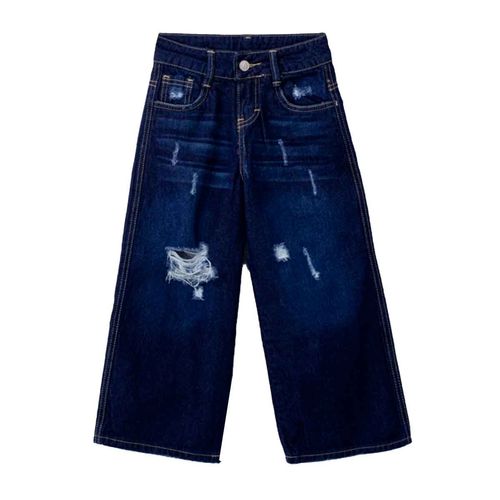 Pantalón de mezclilla Choys azul para niña 12276