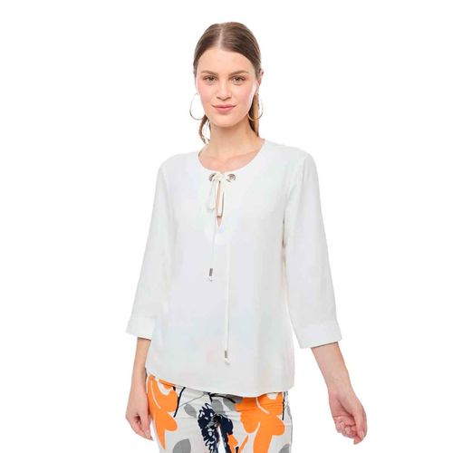 Blusa Alexis blanco para dama 48250406