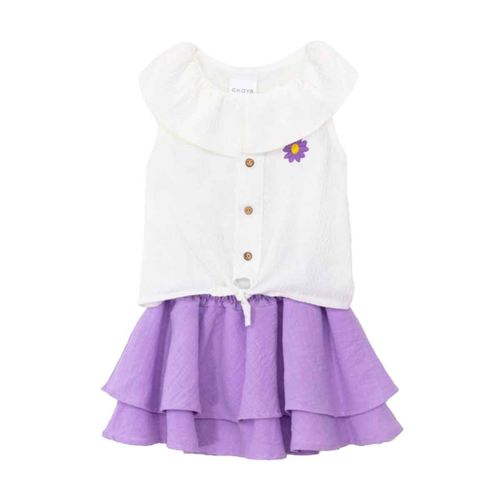 Blusa Choys morado para niña 12273