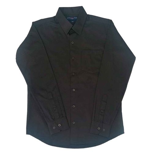Camisa Royal Polo Team negro para caballero CA14SL-X4442-01