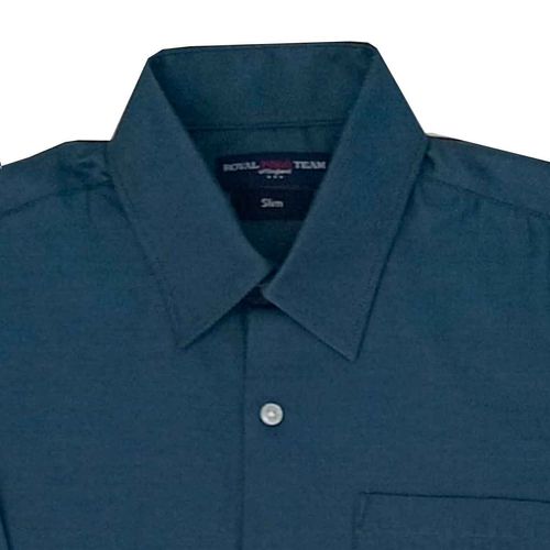 Camisa Royal Polo Team azul para caballero CA14SL-X4447-03