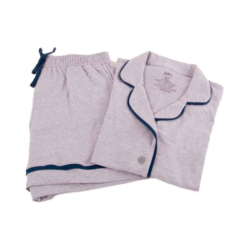 Pijama Twins gris para dama JMSA008