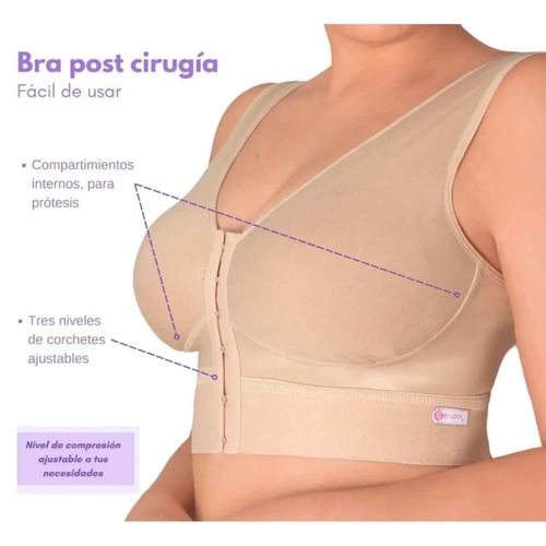 Bra post operatorio New Look beige para dama 990