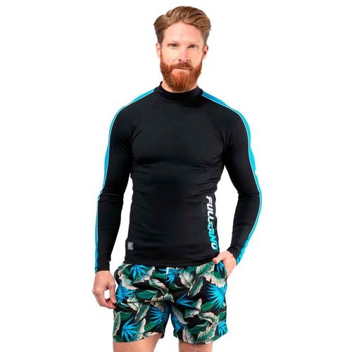 Playera de licra Fullsand negro para caballero COWTG83