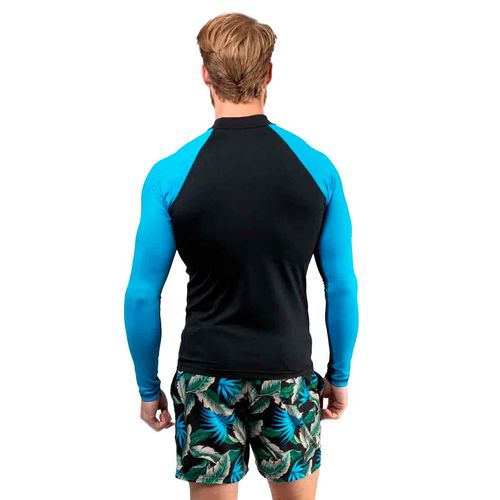 Playera de licra Fullsand negro para caballero COWTG83