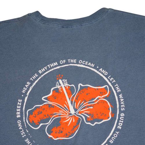 Playera Rusty azul para caballero ZB413