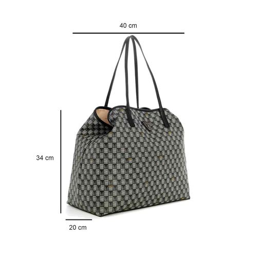 Bolso tote bag Guess para dama negro jt934429-blo