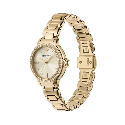 Reloj Emporio Armani para dama dorado AR11609
