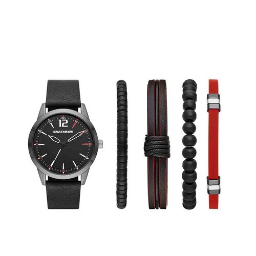 Reloj Skechers para caballero negro SR9066
