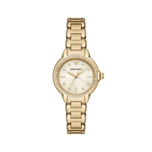 Reloj Emporio Armani para dama dorado AR11609
