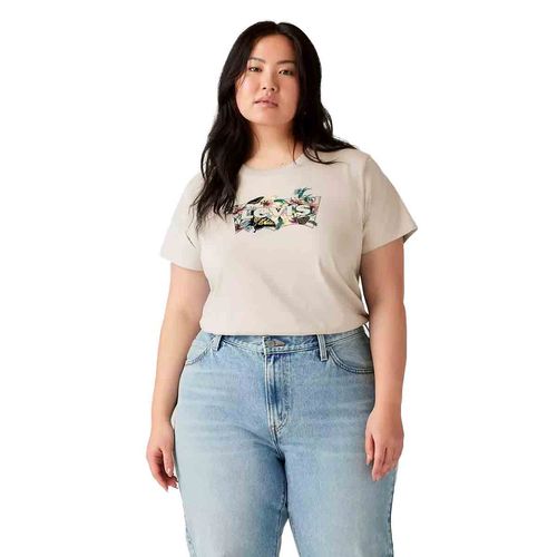 Playera Levis Plus blanco para dama 35790-0404