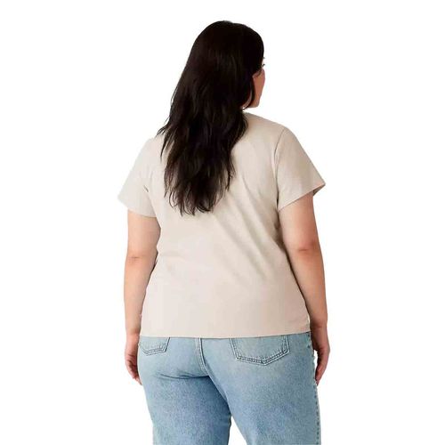 Playera Levis Plus blanco para dama 35790-0404