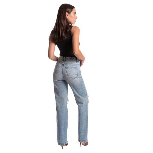 Pantalón de mezclilla Balam azul para dama BL7107