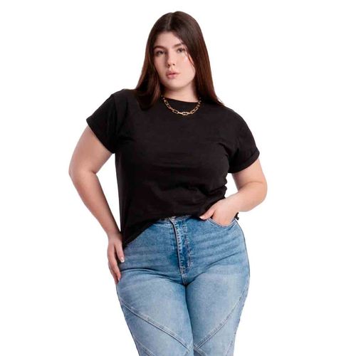 Playera Balam negro para dama BB0147