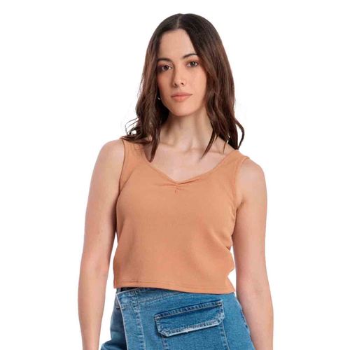 Blusa Balam beige para dama BB0190