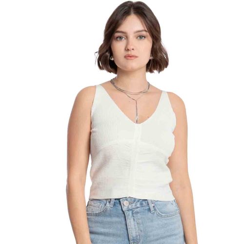Blusa Balam blanco para dama BB0213