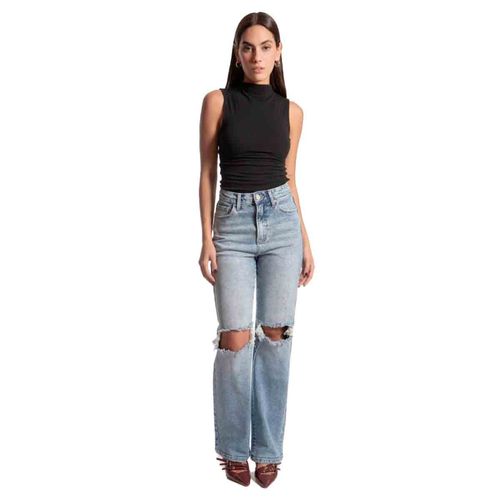 Pantalón de mezclilla Balam azul para dama BL7107