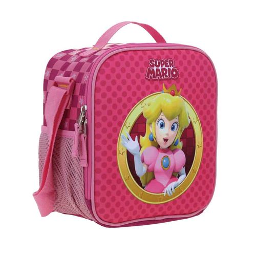Lonchera termica Chenson mario bros peach para niña rosa mb70183-p