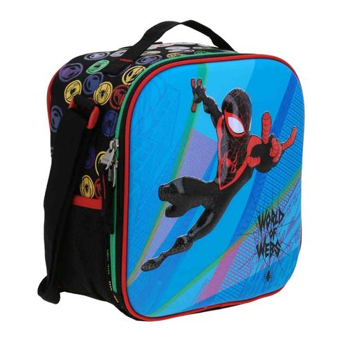 Lonchera termica Chenson spiderman para niño azul mm70320-3