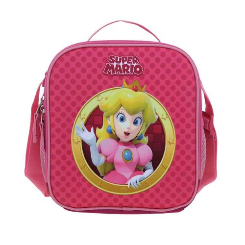 Lonchera termica Chenson mario bros peach para niña rosa mb70183-p