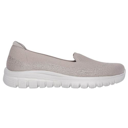Zapato confort Skechers gris para dama 100697TPE