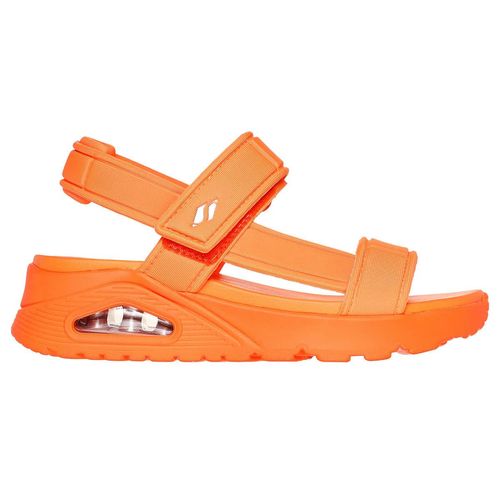 Sandalia casual Skechers naranja para dama 119814NORG