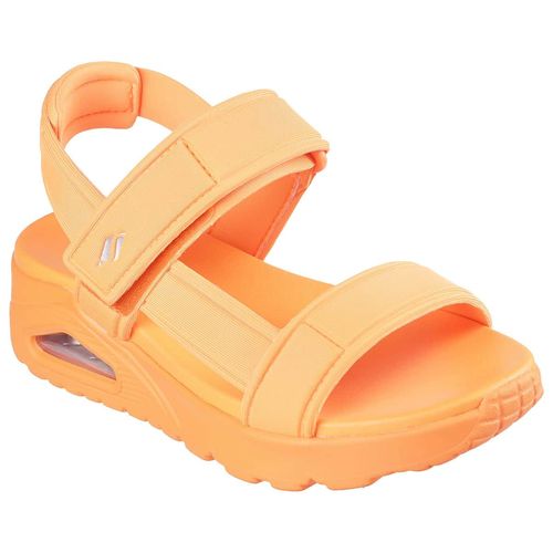 Sandalia casual Skechers naranja para dama 119814NORG