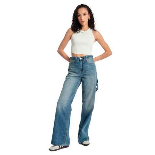 Pantalón de mezclilla Balam azul para dama BL6730
